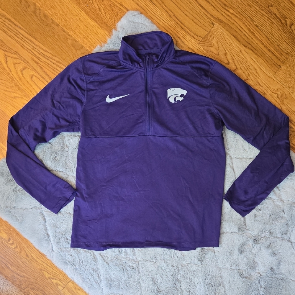Nike K-State Quarter Zip Jacket, Size Medium, Great Condition